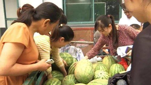 村里吃瓜群众照片,定格乡村生活美好时光